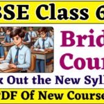 CBSE New Bridge Course for Class 6th