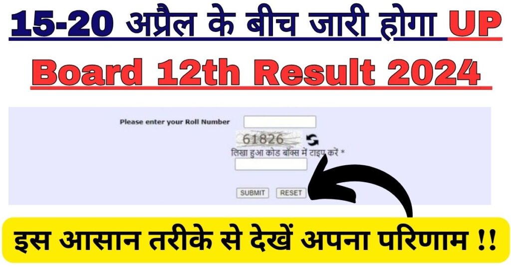 UP Board 12th Result 2024 