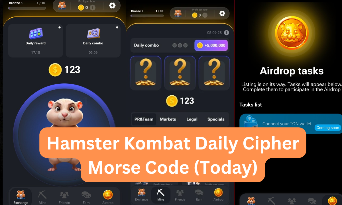 Hamster Kombat Daily Cipher Morse Code